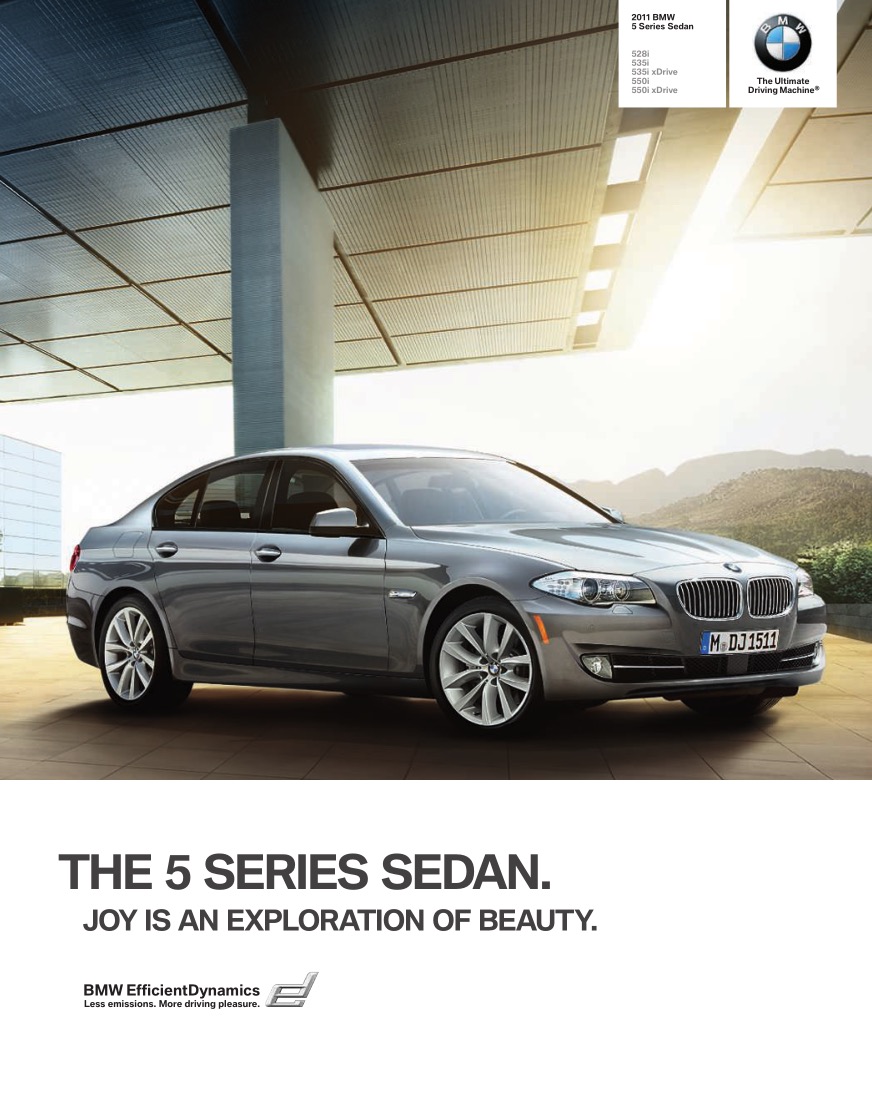2011 BMW 5-Series Brochure Page 11